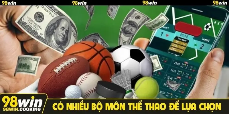 Có nhiều bộ môn thể thao để lựa chọn